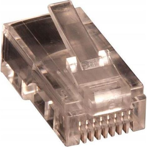 Connecteur RJ45 UTP Cat5e pour AWG 24-26 Solide 10 pièces.