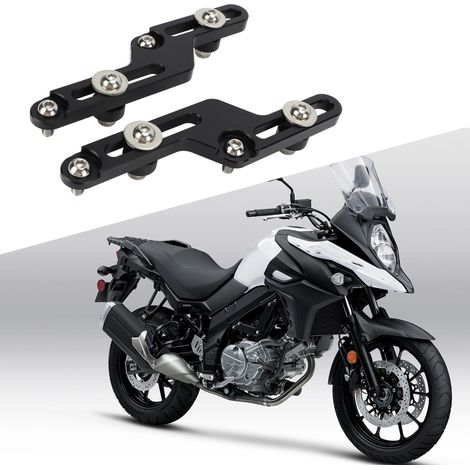 Réglage de pare-brise pour moto Suzuki V-STROM DL650 2017-2020 Noir (1/5)