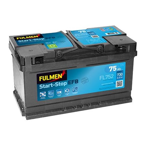 Fulmen - Batterie voiture Fulmen Start-Stop EFB FL752 12V 75Ah 730A
