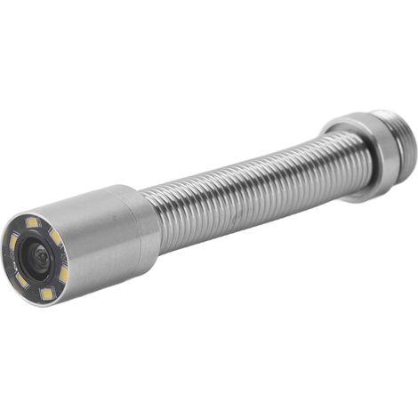 Accessoires pour tête de caméra d'égout 17 mm : 6 LED, étanche IP68, avec manchon de protection, pour remplacement de caméra de canalisation. (1/5)