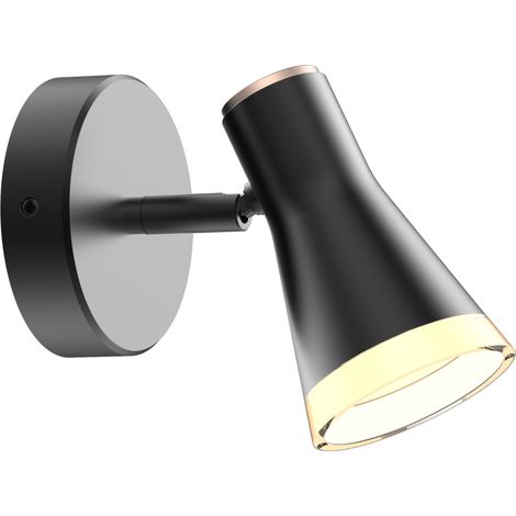 Applique murale LED orientable BERG noire 3000K Polux (1/5)