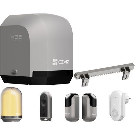 Kit di automazione per cancello connesso - EZVIZ - HG2 400 - Per cancello scorrevole - Fino a 400 kg e 6 m di lunghezza