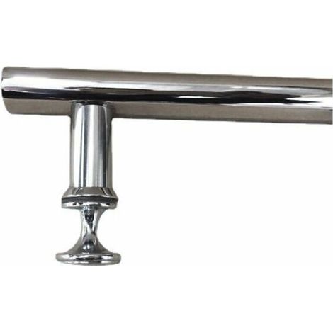 Promotion Poignée de meuble-Lot de 2 Poignée de porte de douche chromé de 145 mm (14,5 cm), trou à trou (1/3)