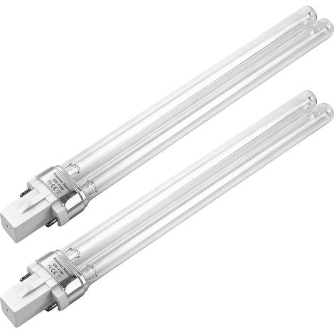 Lampe UVC de rechange Tube de remplacement Tube UV pour appareil UVC G23 11 Watt 2 pièces (1/5)
