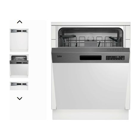 Beko – Lave-vaisselle intégré 60 cm – 14 couverts – Classe énergétique D – Niveau sonore 45 dB – 6 programmes – Départ différé (1/5)