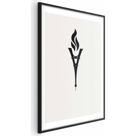 Poster – Kerze in Form des Eiffelturms