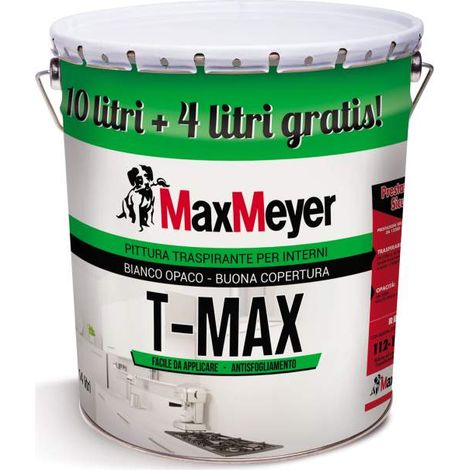 MAX IDROPITTURA TRASPIRANTE 14 L BIANCO