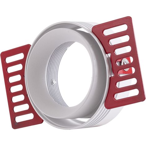 Squillare Faretto Circolare Alluminio bianco Inclinabile   Ø75mm