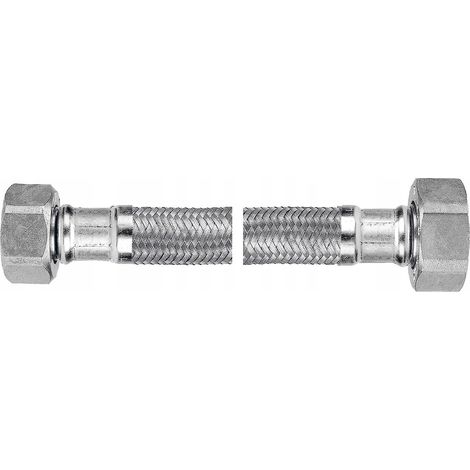 Novaservis Ricambi - Tubo in acciaio inox M3/8" x M3/8" -40 cm 101/40