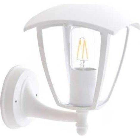 Lanterne Murale Extérieure Blanche pour Ampoule E27 - SILAMP