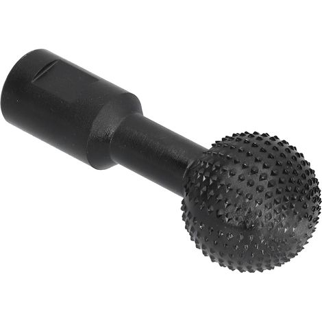 Fraises rotatives sphériques en acier carbone pour polissage et gravure sur bois, filetage 5/8‑11 pouces (1/5)