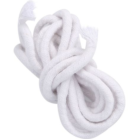 Mèche en coton tressé pour bougies et lampes à huile DIY - 2m de longueur (1/5)