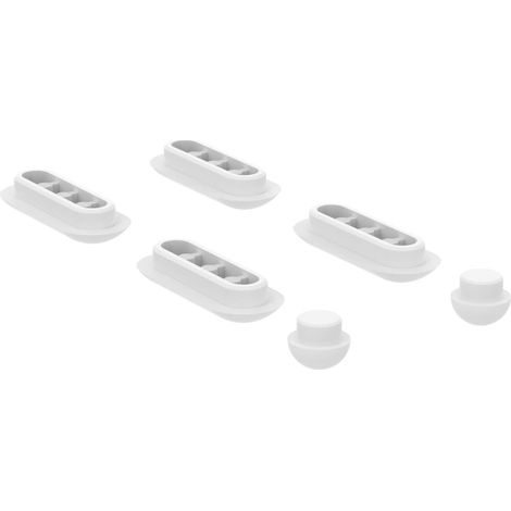 Multi Suites, Set de patins originaux pour siège, pare-chocs pour toilettes, EW05367, Neutre (1/5)