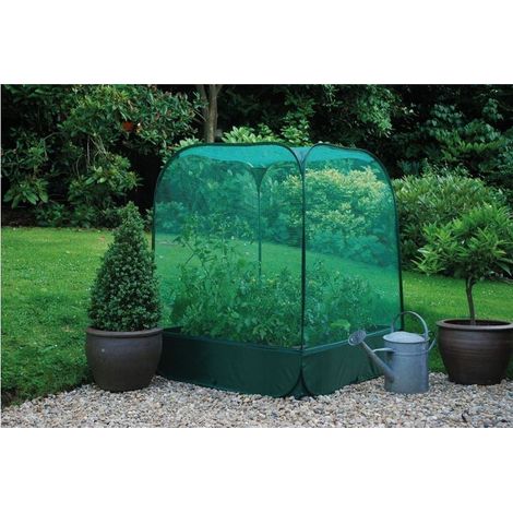 Garden Pop Up Net Cover 98 cm For Grow Bed Green Garland