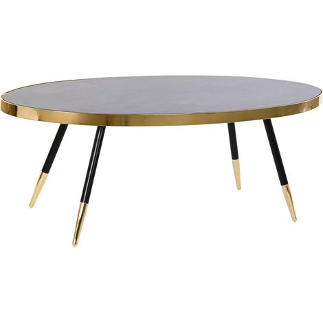 dkd-home-decor Tavolo aggiuntivo Nero et Doré 110x50x41,5 cm (1/5)