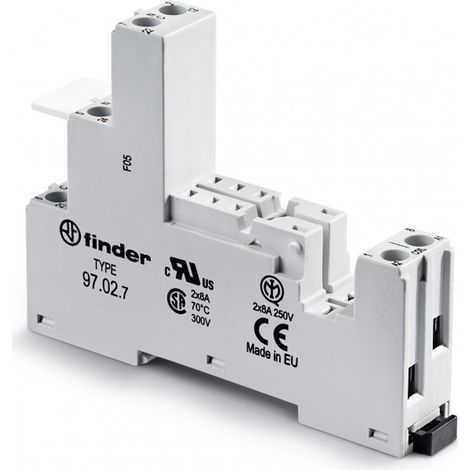 Support de relais pour rail DIN série 46.52, version traction 97.02.7SMA