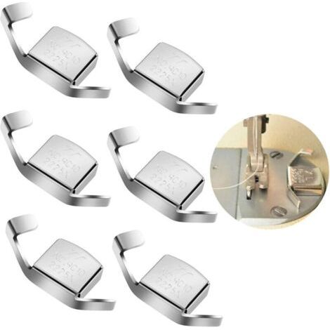 Aimants de couture, ensemble de 6 rails de couture, accessoires pour machines à coudre, rails de couture magnétiques, durables, faciles à utiliser et compatibles avec les pieds-de-biche de la plupart