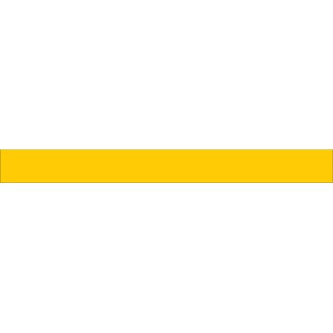 Lot 2 bandes 100mm x 1m - Lignes Pleines Jaune - 4641652