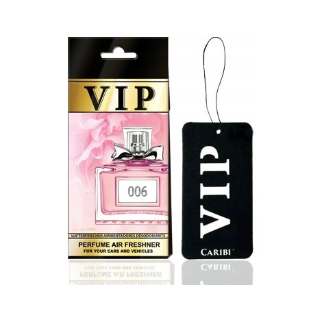 Ambientador para coche Caribi VIP 006 con fragancia Dior Miss