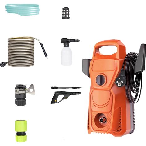 Nettoyeur haute pression, 1500W de puissance, buse réglable, Orange, UE, Électrique (1/2)