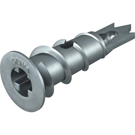 OBO Bettermann Gipskarton-Dübel für 12mm Gipskarton Ø12x30 Zinkdruckguss, 100 Stück, 3483214