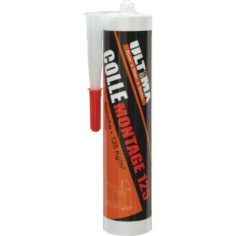 Ultima Visser Fixer Pegar MONTAGE 125 cola blanca 300 ml