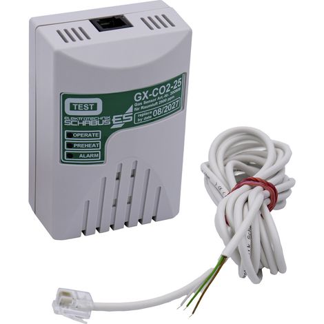 Schabus 200989 C2 Gas-Sensor detektiert Raumluftüberwachung