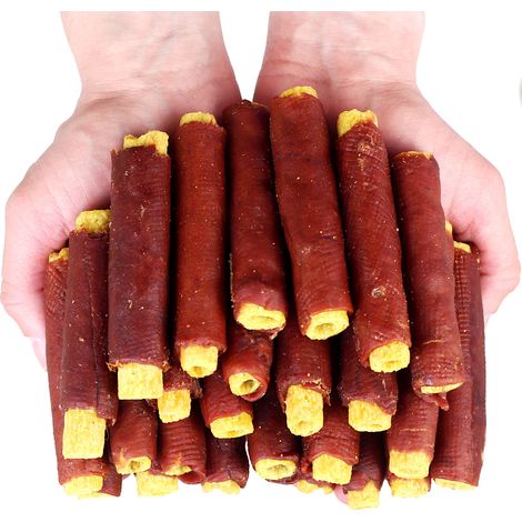 Hundeleckerli, Snack Reisrollen, umhüllt von Duck Woof & Miao, 500 g