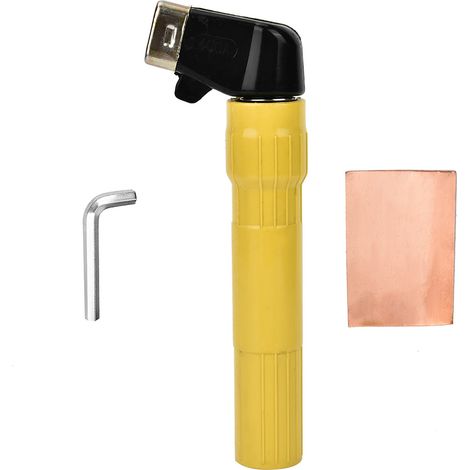 Outil de soudage de support d'électrode pince de tige d'arc de soudure de 400Amp (jaune)