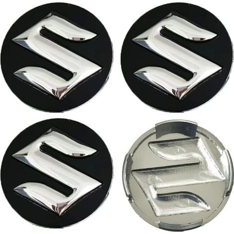 4 enjoliveurs centraux de 54 mm pour Suzuki Swift. SX4. S-Cross. Ignis. Vitara. Solio. Bandit et Swace. protection antirouille pour jantes. (1/2)