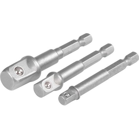 Satz Adapter Strend Pro, für Bohrmaschine, 1/4", 3/8", 1/2" (1/3)