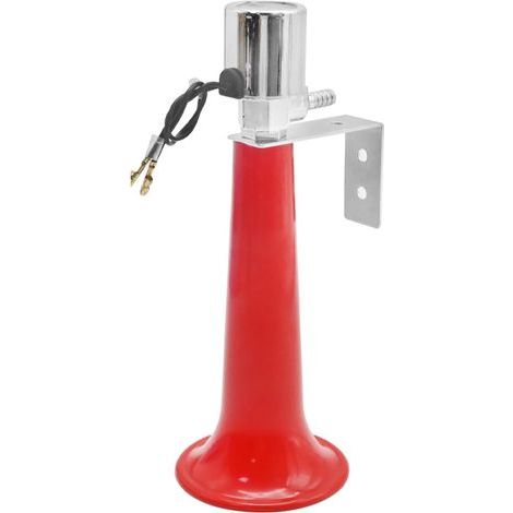 Klaxons de camion à air super puissants 12 V 24 V, sifflet turc universel, klaxons à air puissants 120 DB±5 pour camion rouge (1/5)