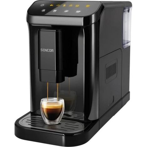 Sencor SES 6000BK máquina de espresso negra 20 bares (1/5)