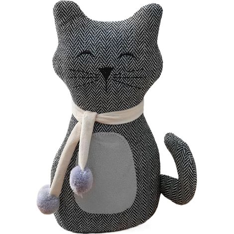 Butée de Porte Décorative - Bloc Porte Ponderé Chat Dessin Animé  Arrêt De Pour Pièce De Dessin Animé,Pour Appartement Chambre Hôtel Maison Dortoir Salle De Classe Bureau (1/5)