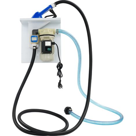 Pompe à urée 220 V, 370 W, pompe de transfert électrique DEF avec support mural et pistolet à urée, pompe de transport auto-amorçante 40 l/min pour diesel, kérosène, liquide d'échappement diesel (1/5)