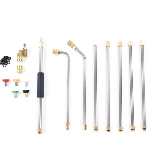 Extension pole spray gun accessory set for high-pressure cleaners, suitable for cleaning (1/5)