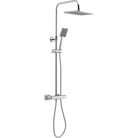 Aqualine - Set doccia termostatico Talia, 26x18 cm, cromo SL440 (1/5)