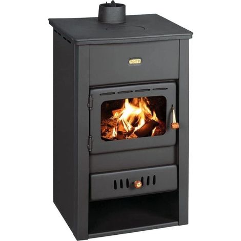 EEK A - poêle à bois, poêle à bois Prity, modèle K2 CP, puissance 10.4kW, plaque supérieure en fonte (1/5)