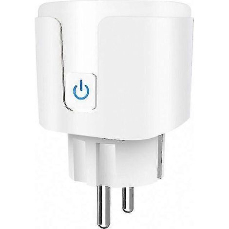 Prise connectée WiFi 16A compatible avec Alexa, Google Home, Siri et SmartThings fonction de suivi de la consommation et minuterie, compatible Android et iOS (1/5)