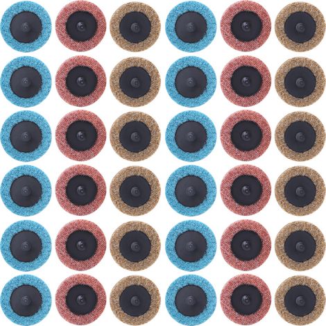 Kit de polissage métal avec disques abrasifs nylon spiralé - Accessoires outillage (1/5)