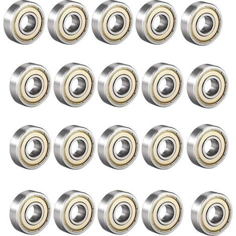 685ZZ Roulement à billes à rainure en métal Roulement à billes de planche à roulettes à rainure profonde 5 X 11x 5 mm (1/4)