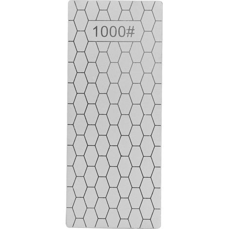 Pierre à aiguiser en diamant, plaque de couteau rectangulaire, pierre à aiguiser, outil de broyeur pour la cuisine, grain 1000