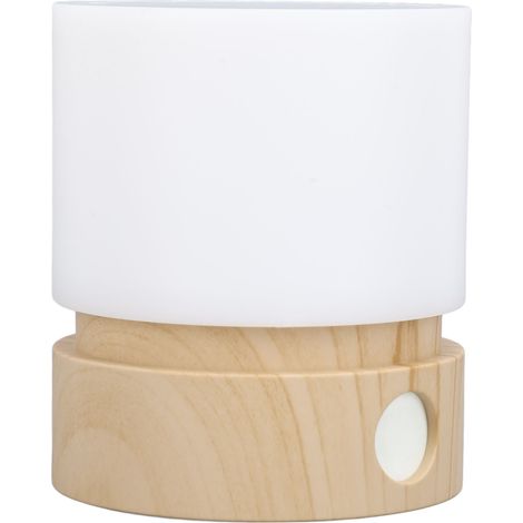 Veilleuse de table LED compacte, rechargeable, à intensité variable et minuterie, avec commande tactile, idéale pour la chambre, le salon ou le bureau. Parfaite pour la chambre, le salon ou le bureau. (1/5)