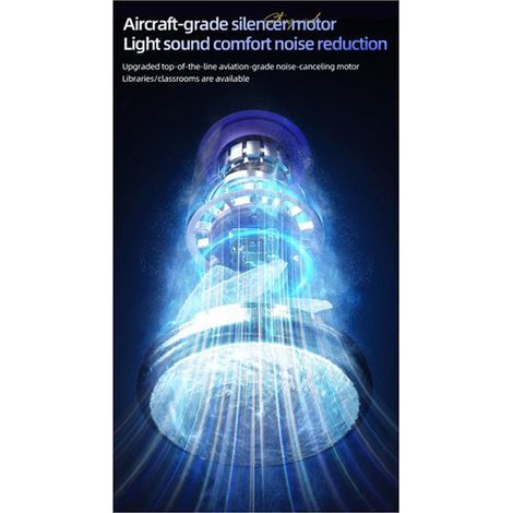 Farbe: Kirschrosa Materialien: ABS + PP + AC Hochgeschwindigkeits-Tragventilator zur Kühlung und Eisbereitung mit Halbleiter-U (1/5)