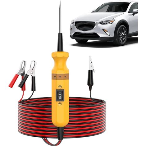 Testeur De Circuit Automobile Précision Multifonction Portable Pour Testeur Fusibles Électriques Pour Véhicules Pour Atelier Réparation Automobile Dépannage Routier Inspections Routine (1/5)