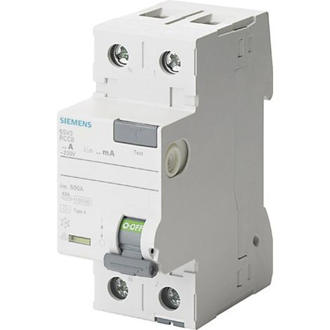 Siemens 5SV33126KL FI-Schutzschalter A 2polig 25 A 0.03 A 230 V (1/3)