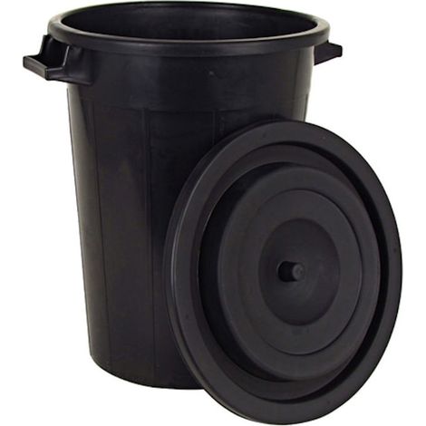 Universaltonne mit Deckel - 100 Liter - Mülleimer Mülltonne Abfalleimer Regentonne Tonne