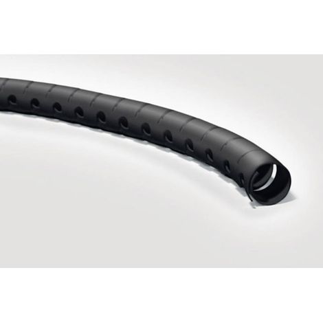 HellermannTyton 161-63401 HWPAV025-PA6V0-BK (25) Guaina per cavi Nero 25 m