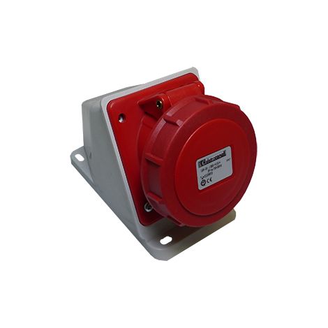 Prise base inclinée IP67 380V 3P+T 32A (PCE) EC690571 EC690571
