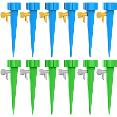 D'Irrigation Goutte à Goutte Kit, 12pcs Arrosage Goutte à Goutte avec Vannes, Automatique Arrosage Plante Vacances Réglable Système D'Irrigation pour Jardin Maison Potager Intérieur Extérieur (1/4)